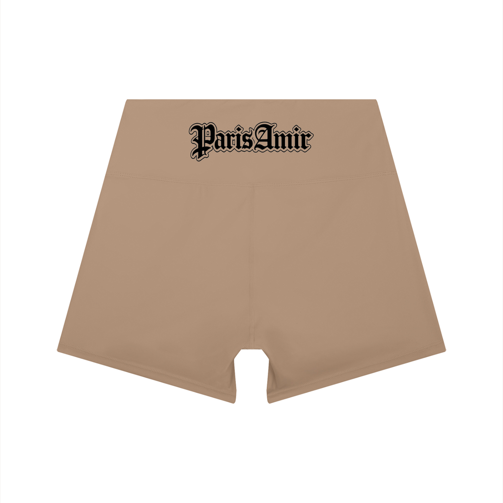 Parisamir woman's Block Yoga Shorts