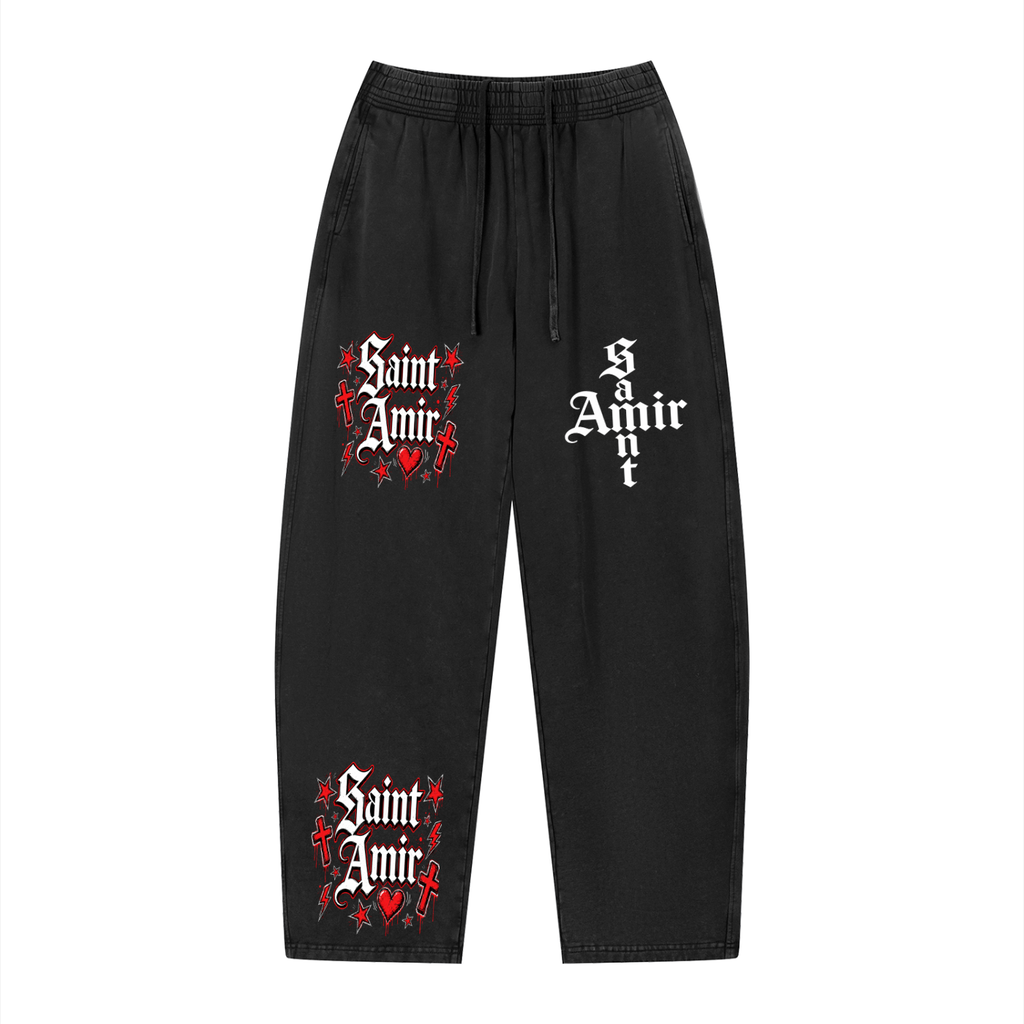 “SaintAmir” red hearted (set)