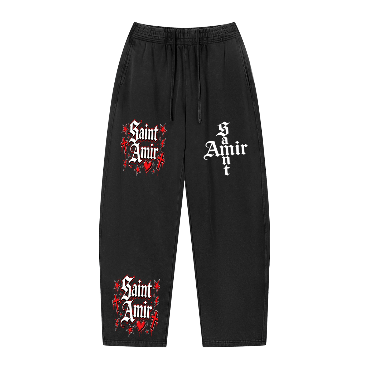 “SaintAmir” red hearted (set)