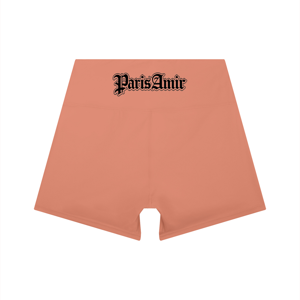 Parisamir woman's Block Yoga Shorts