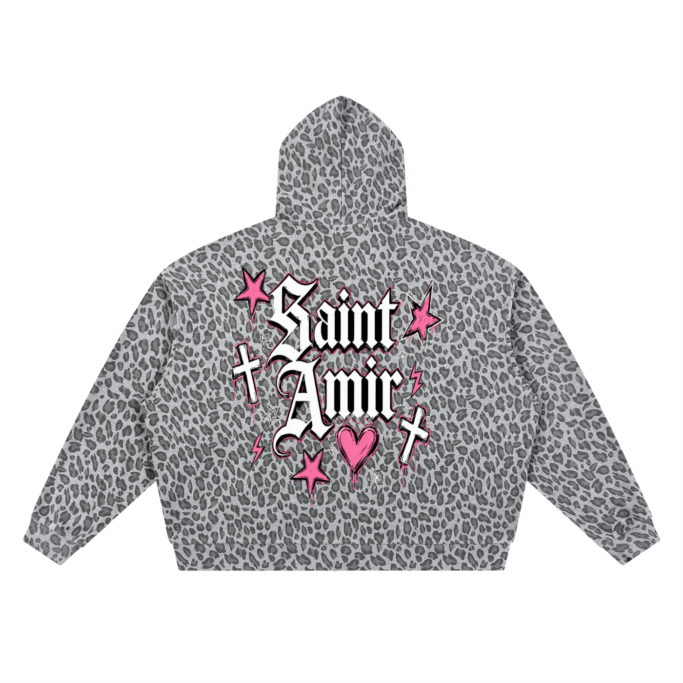 SaintAmir Unisex Leopard Hoodie
