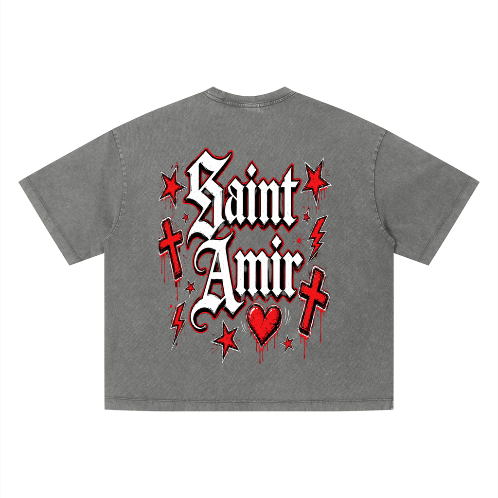 “SaintAmir” red hearted (set)