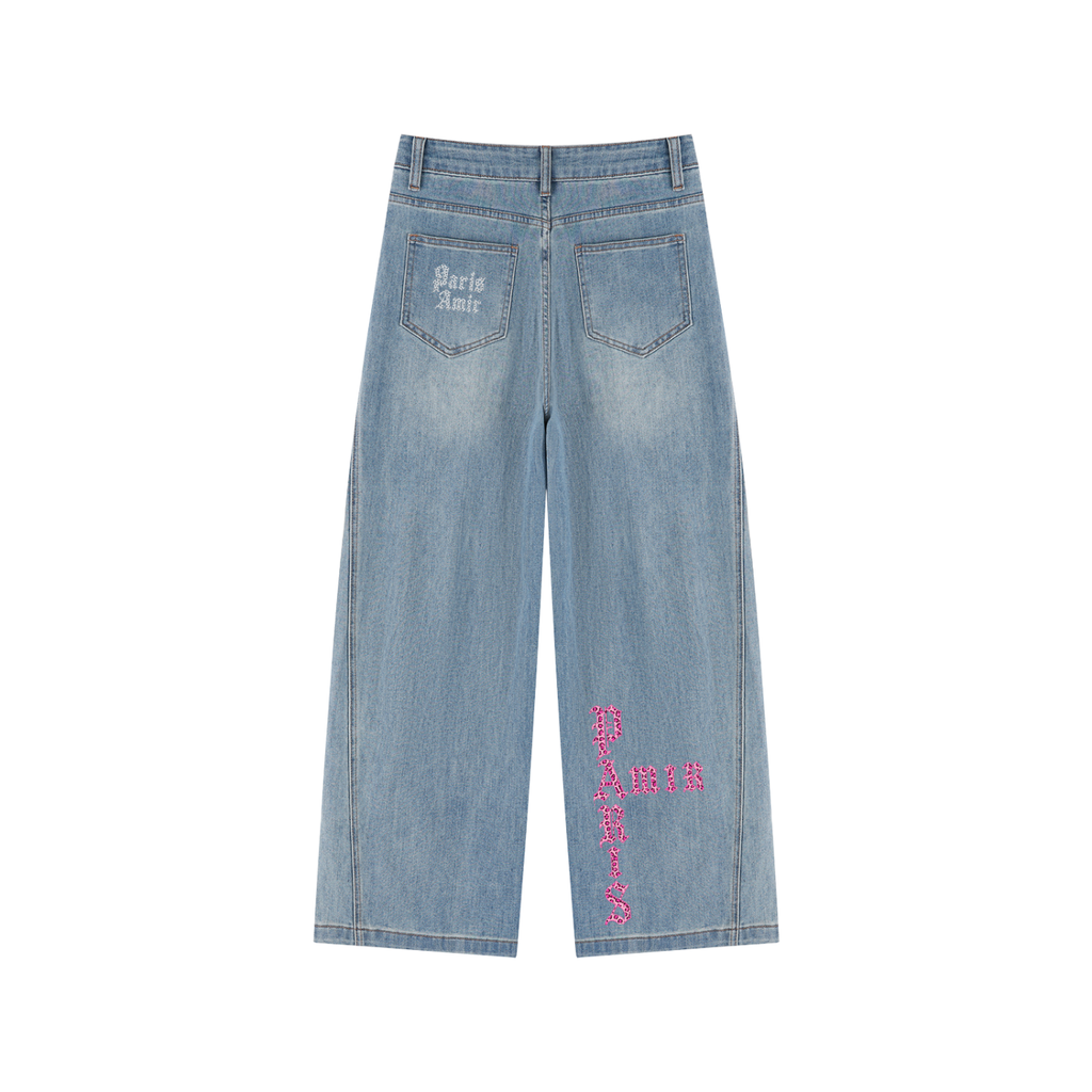 parisamir Women’s High Rise Wide Leg Jeans