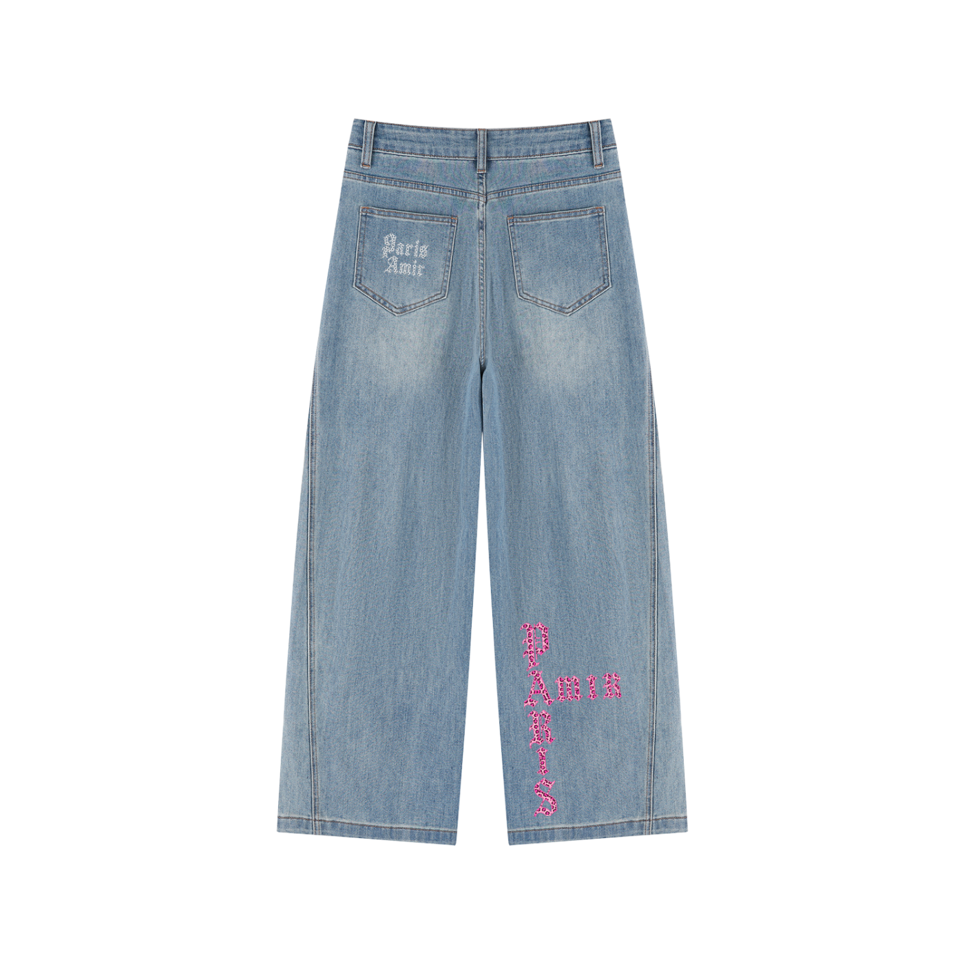 parisamir Women’s High Rise Wide Leg Jeans