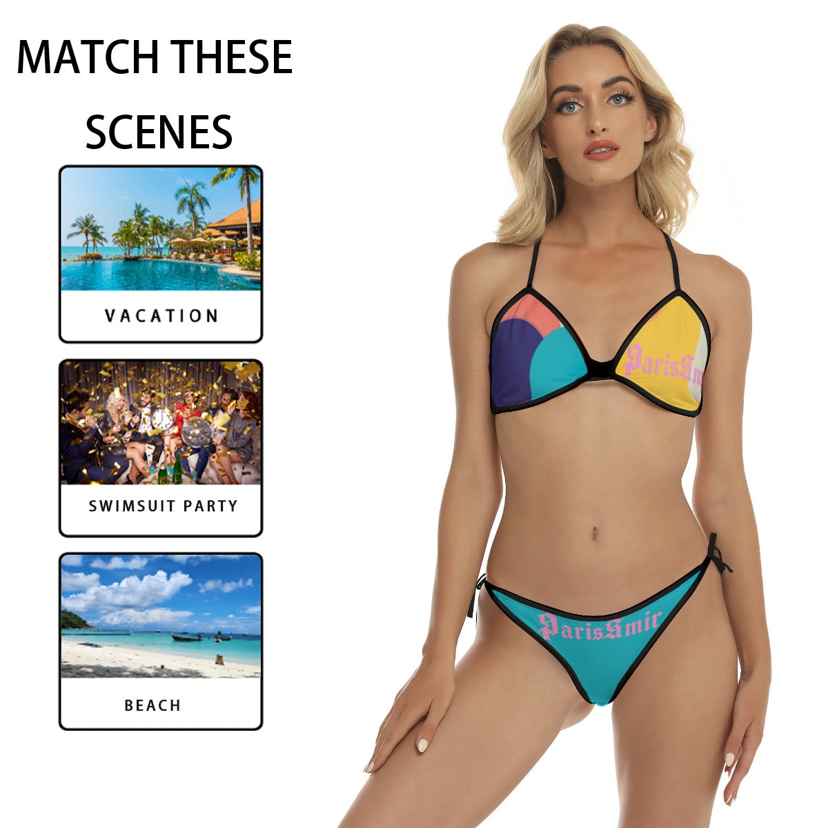 parisamir colors on colors Women's Bikini