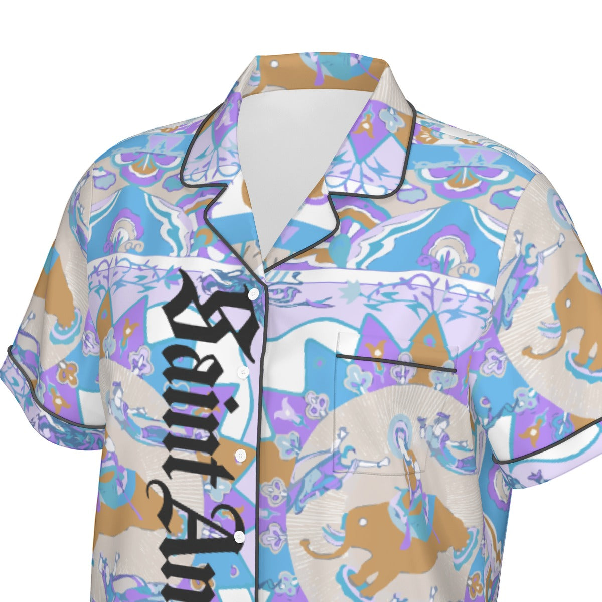 saintamir Women's Imitation Silk Pajama Set