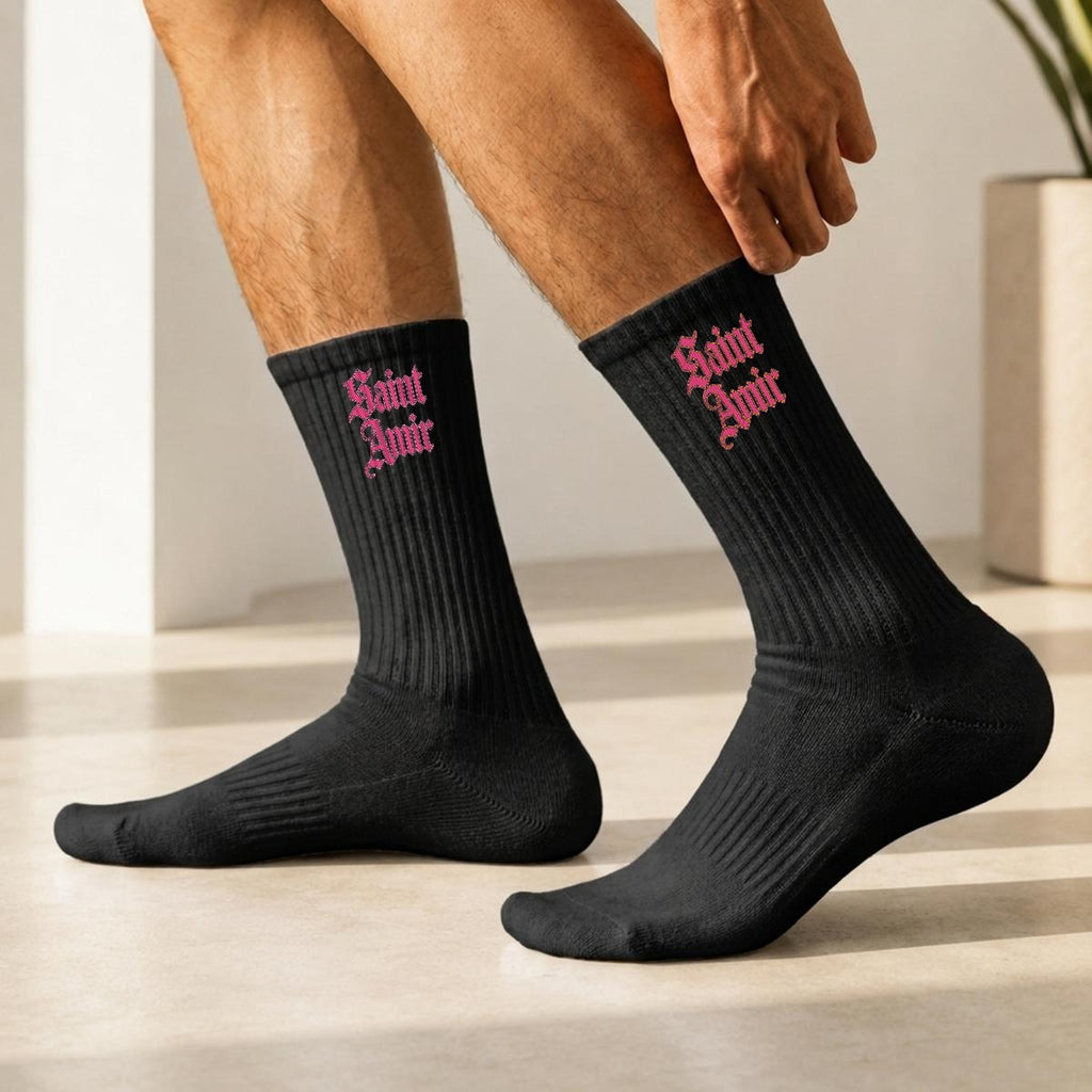 saintamir Embroidery Socks|Cotton