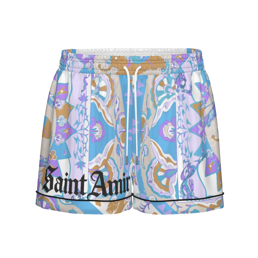 saintamir Women's Imitation Silk Pajama Set