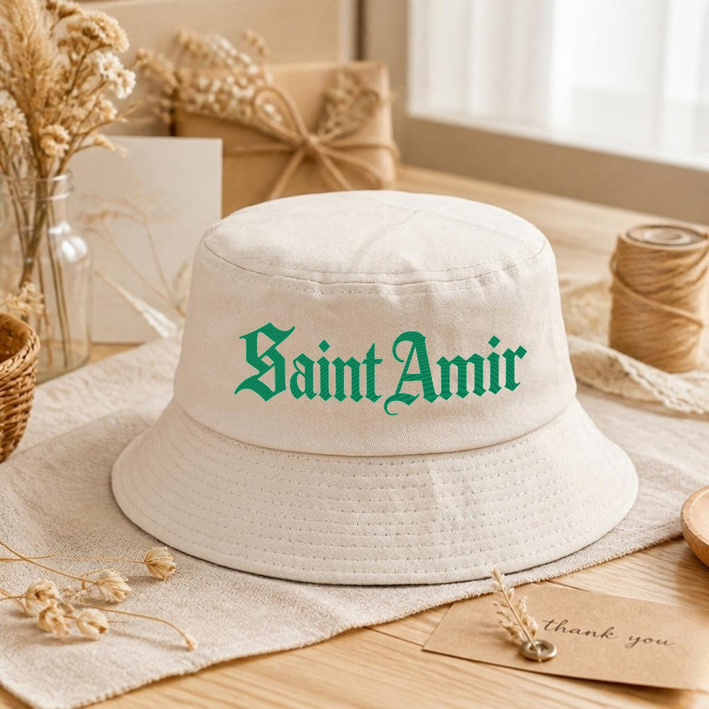 Saintamir Embroidery Bucket Hat