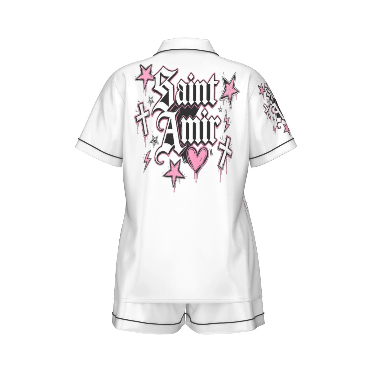 saintamir Women's Silk Pajama Set