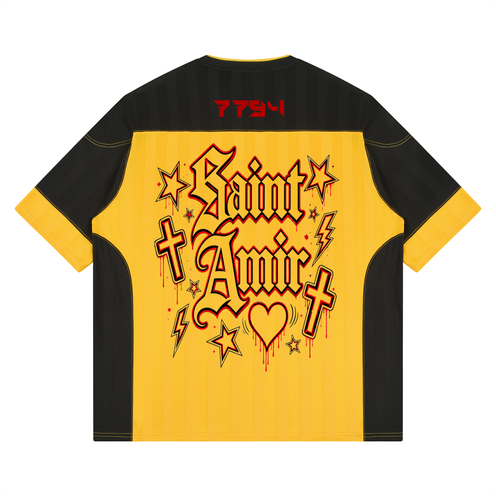 SaintAmir Unisex Striped Raglan Jersey