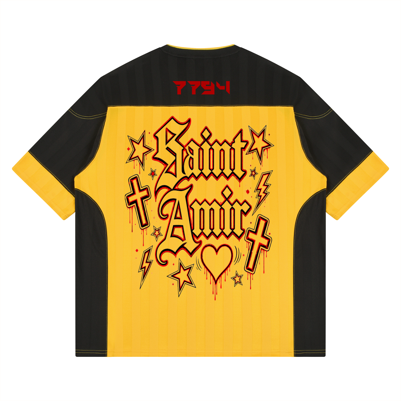 SaintAmir Unisex Striped Raglan Jersey