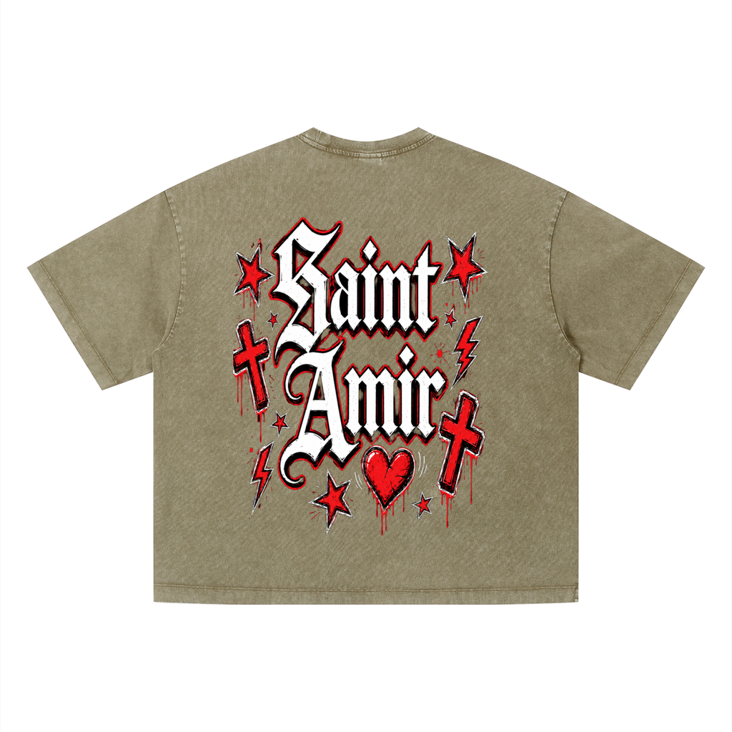 “SaintAmir” red hearted (set)
