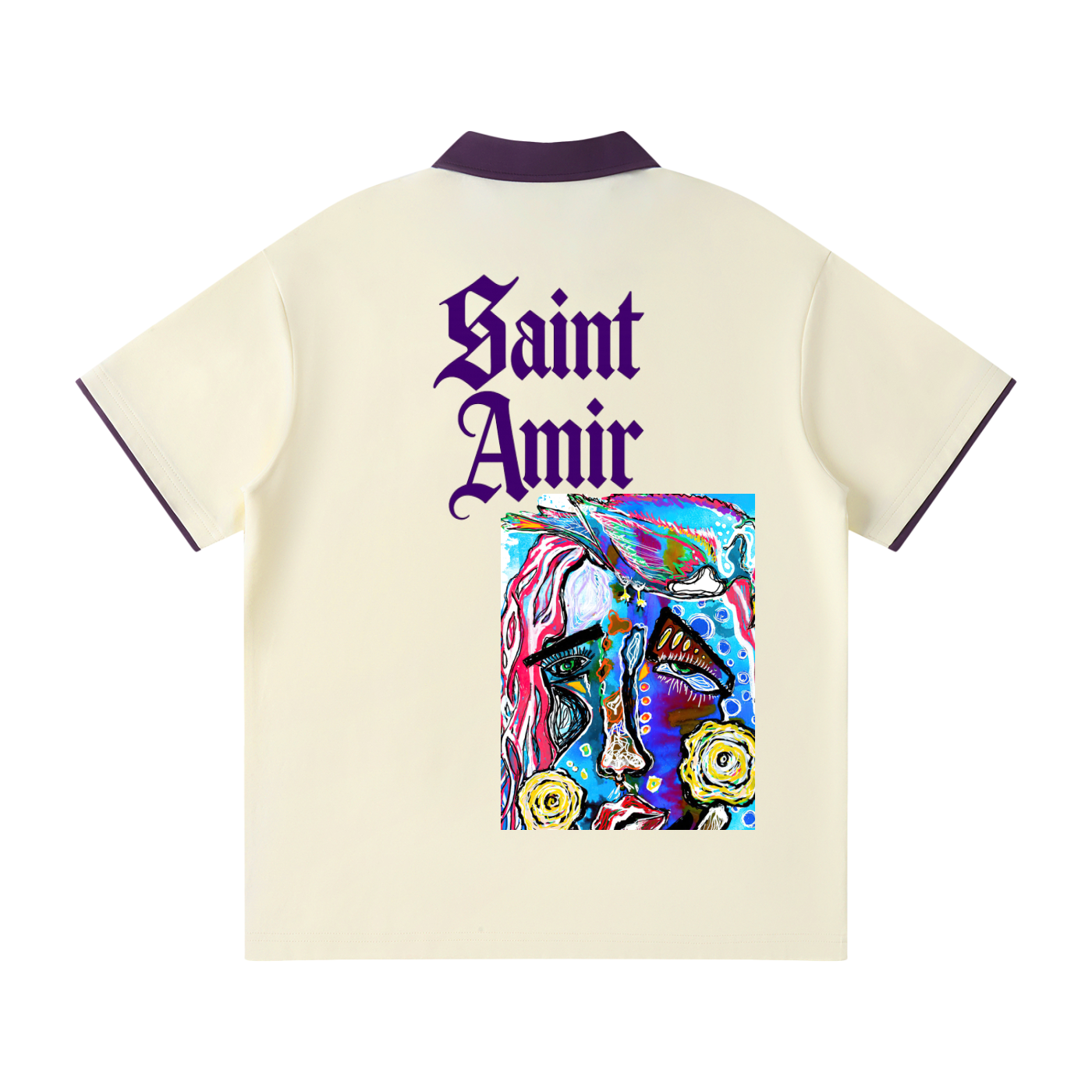 saintamir men collar Shirt