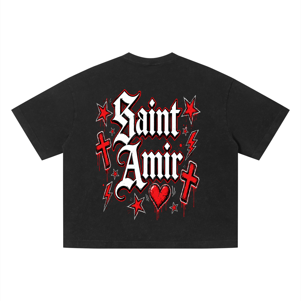 “SaintAmir” red hearted (set)