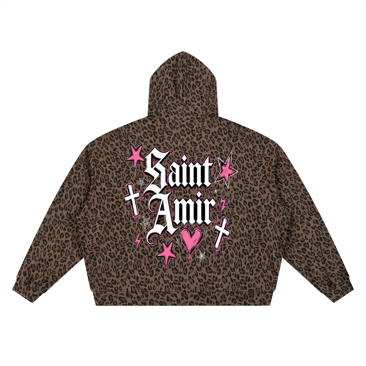SaintAmir Unisex Leopard Hoodie