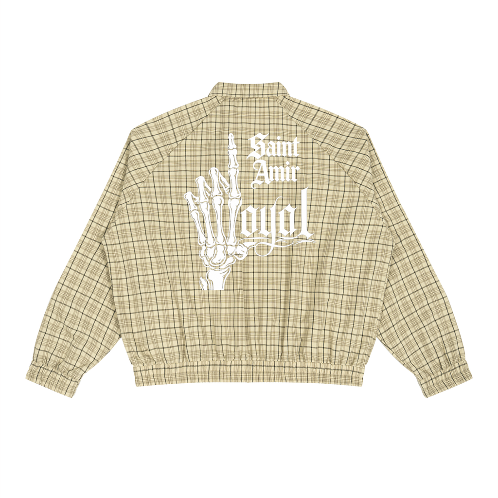 saintamir Plaid Full-Zip Track Jacket