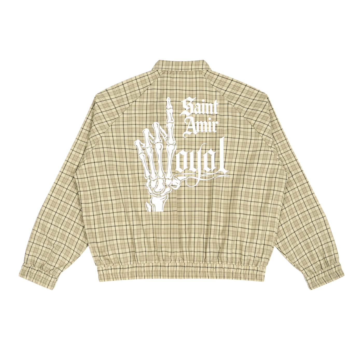 saintamir Plaid Full-Zip Track Jacket