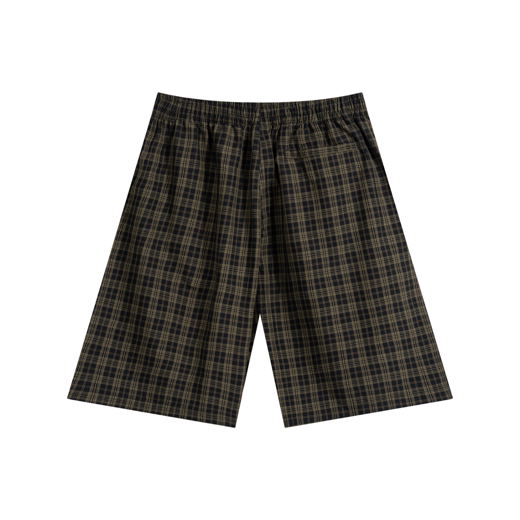 saintamir Plaid Wide Leg Shorts