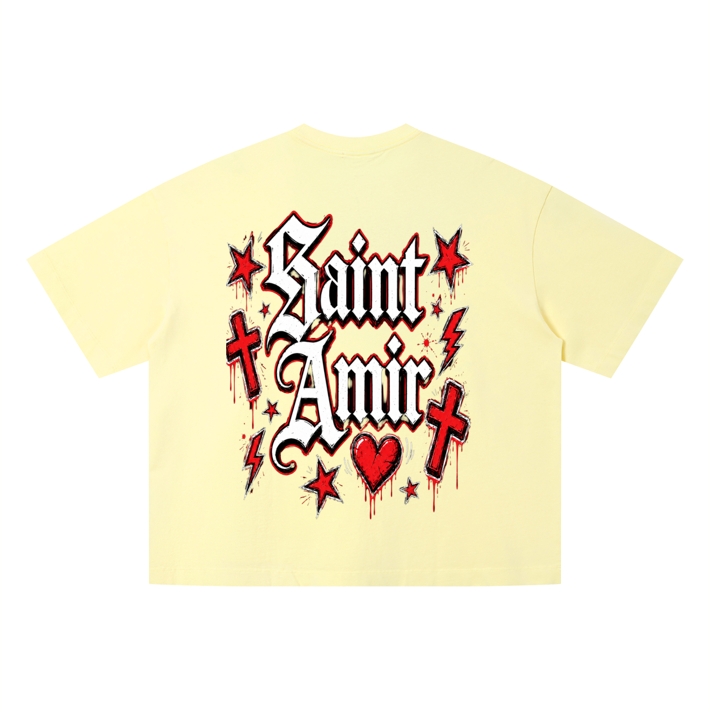 “SaintAmir” red hearted (set)