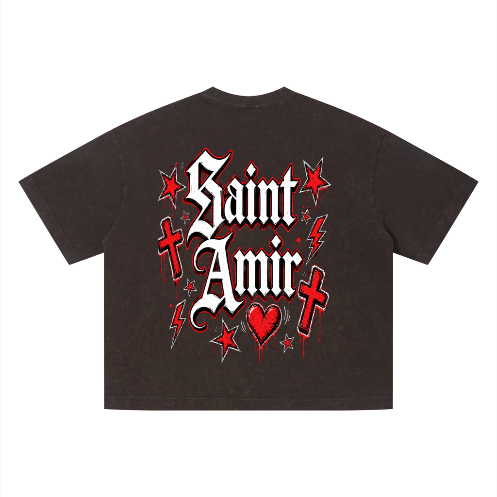 “SaintAmir” red hearted (set)