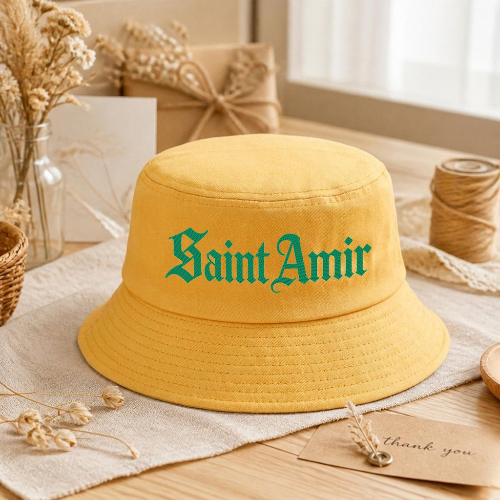 Saintamir Embroidery Bucket Hat