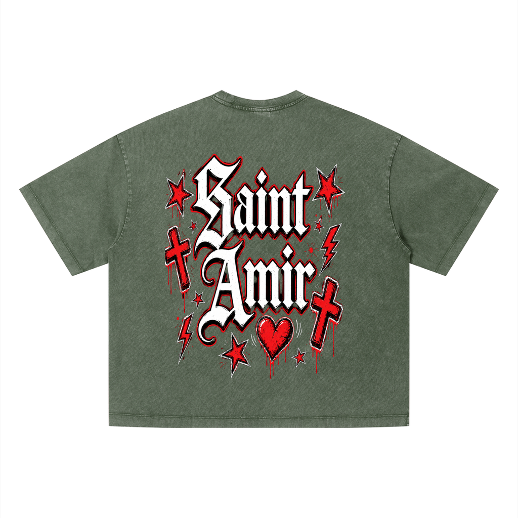 “SaintAmir” red hearted (set)