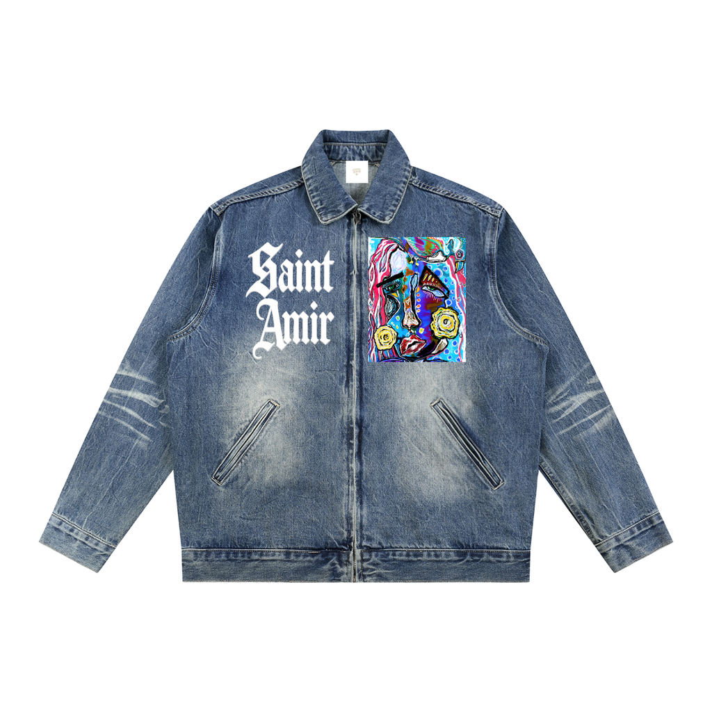 SaintAmir artface denim