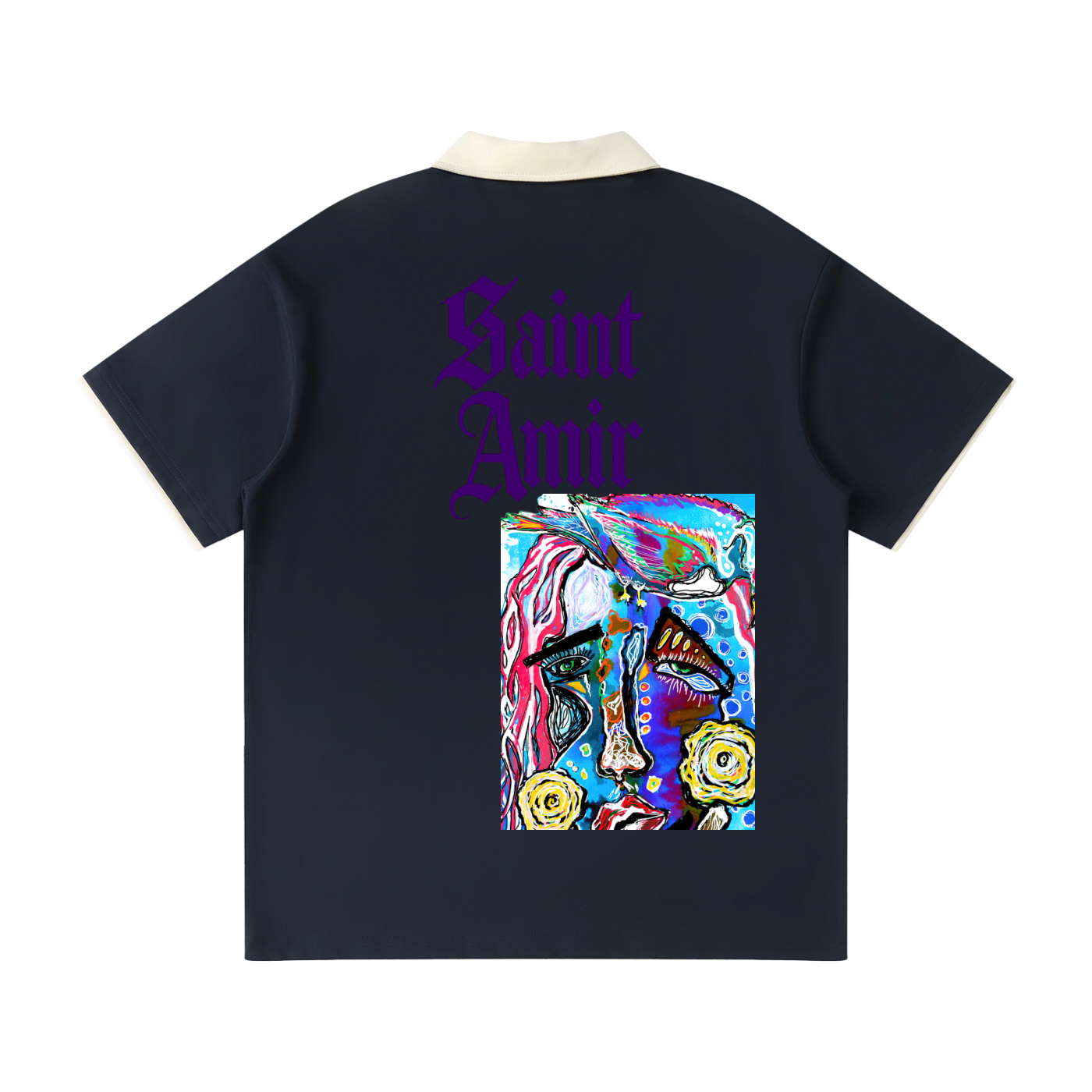 saintamir men collar Shirt