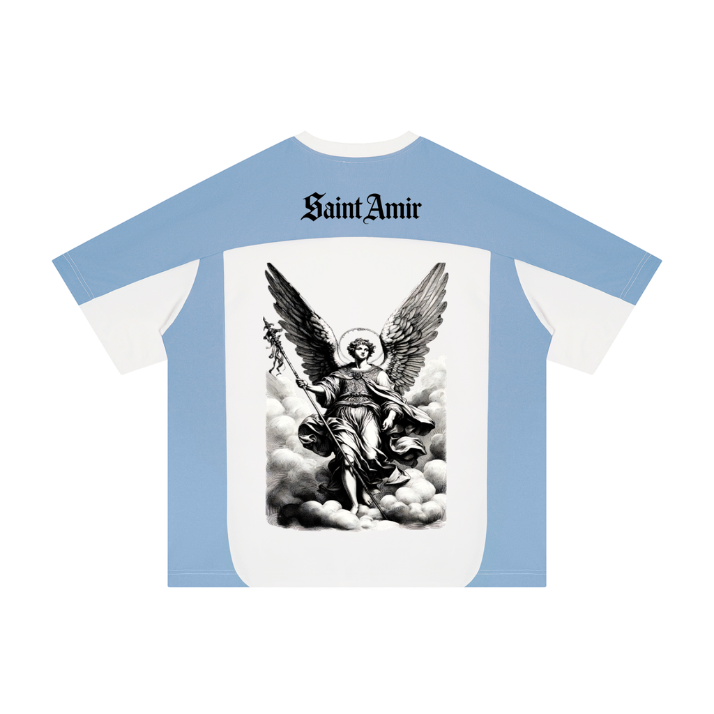 Unisex Color Block Loose T-Shirt