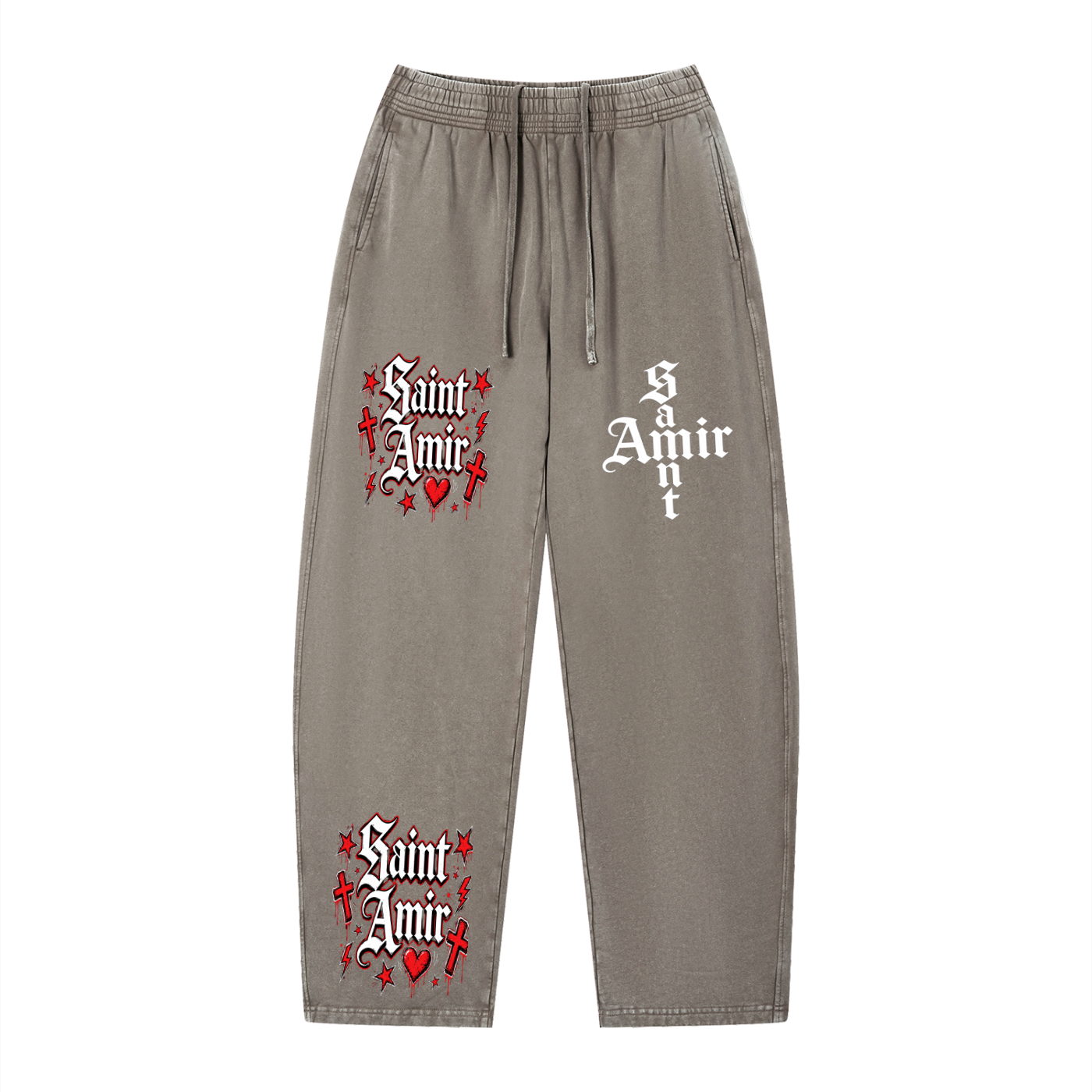 “SaintAmir” red hearted (set)