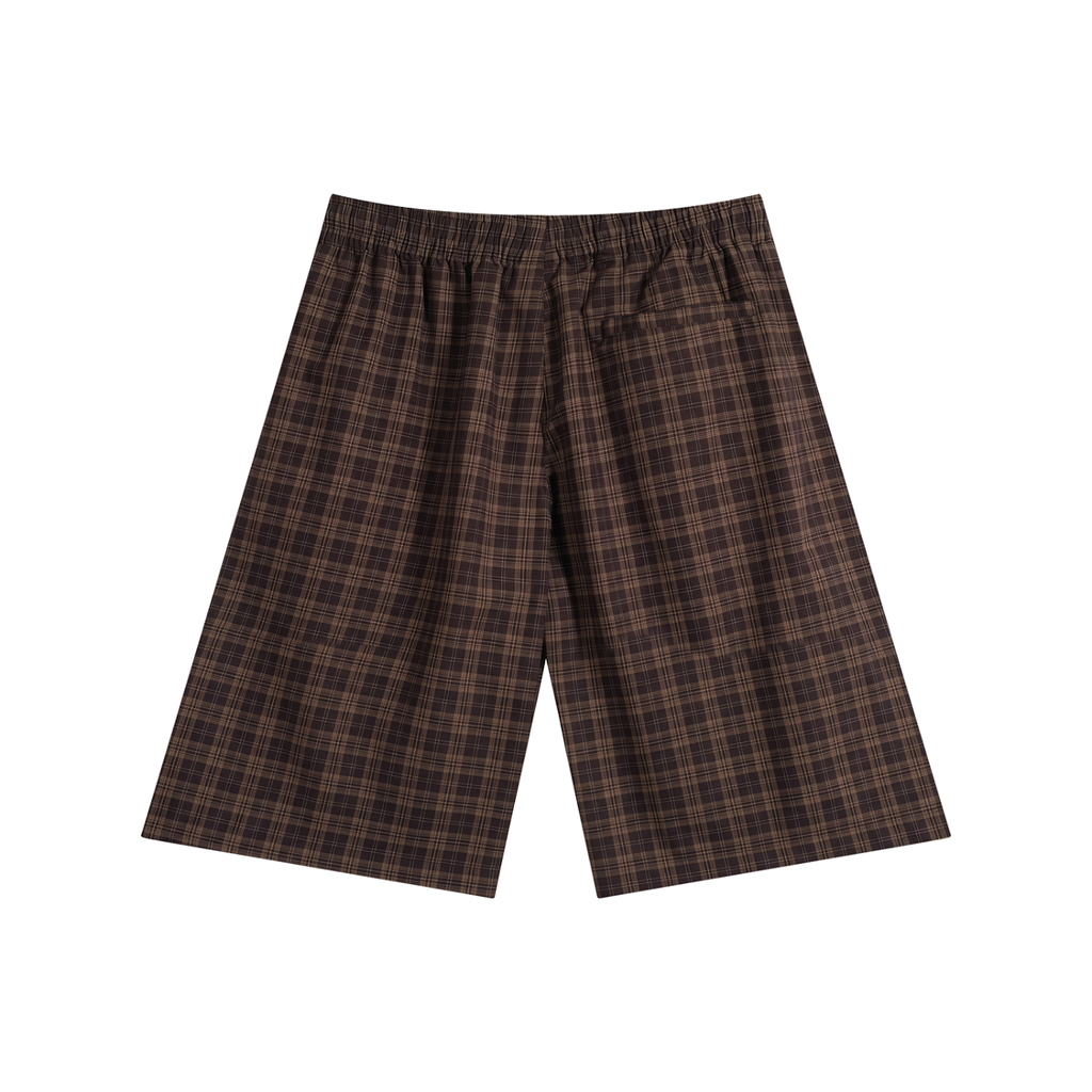 saintamir Plaid Wide Leg Shorts