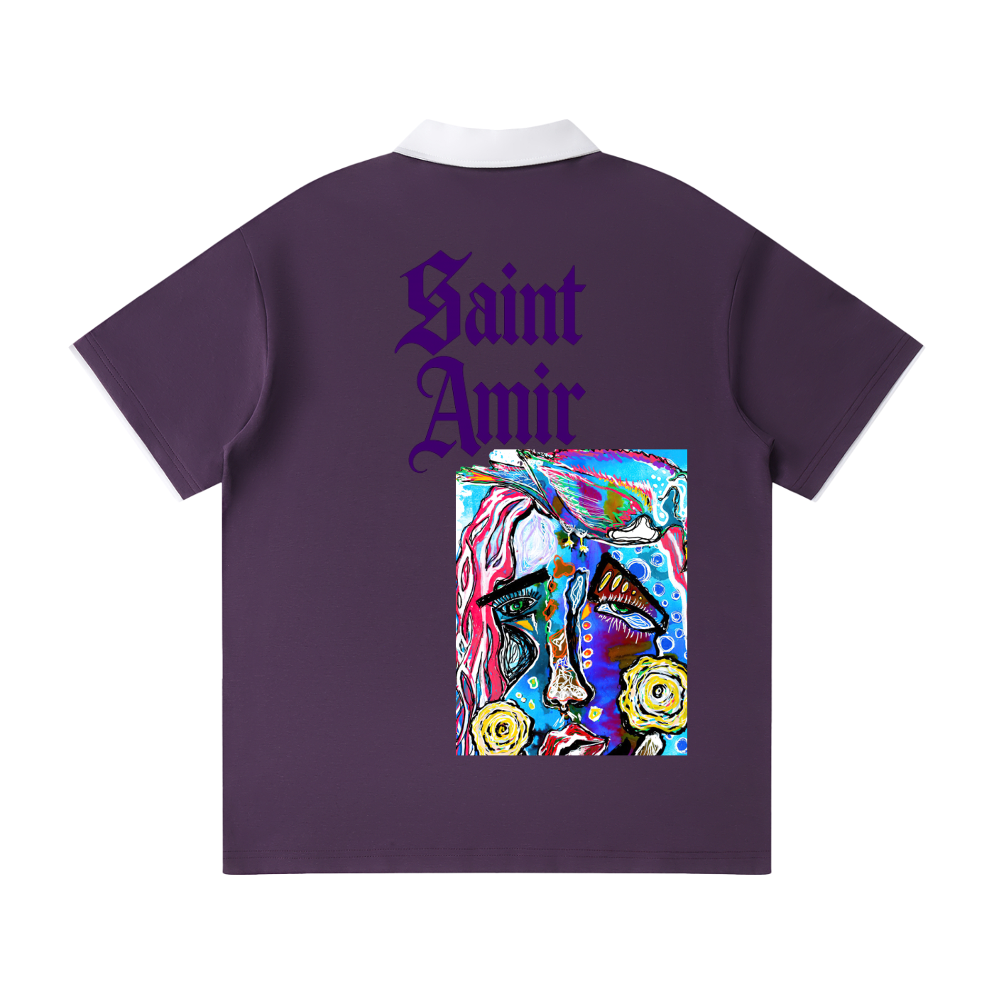 saintamir men collar Shirt