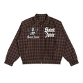 saintamir Plaid Full-Zip Track Jacket