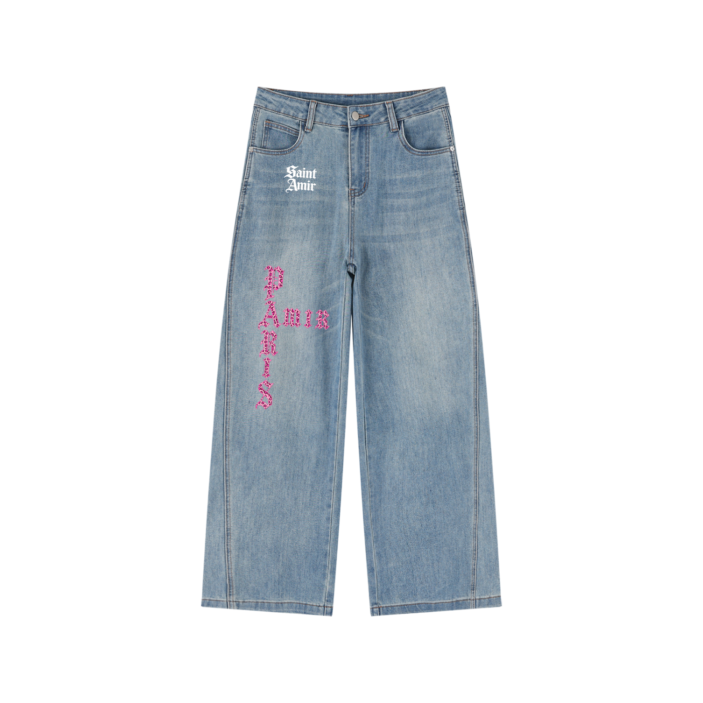 parisamir Women’s High Rise Wide Leg Jeans