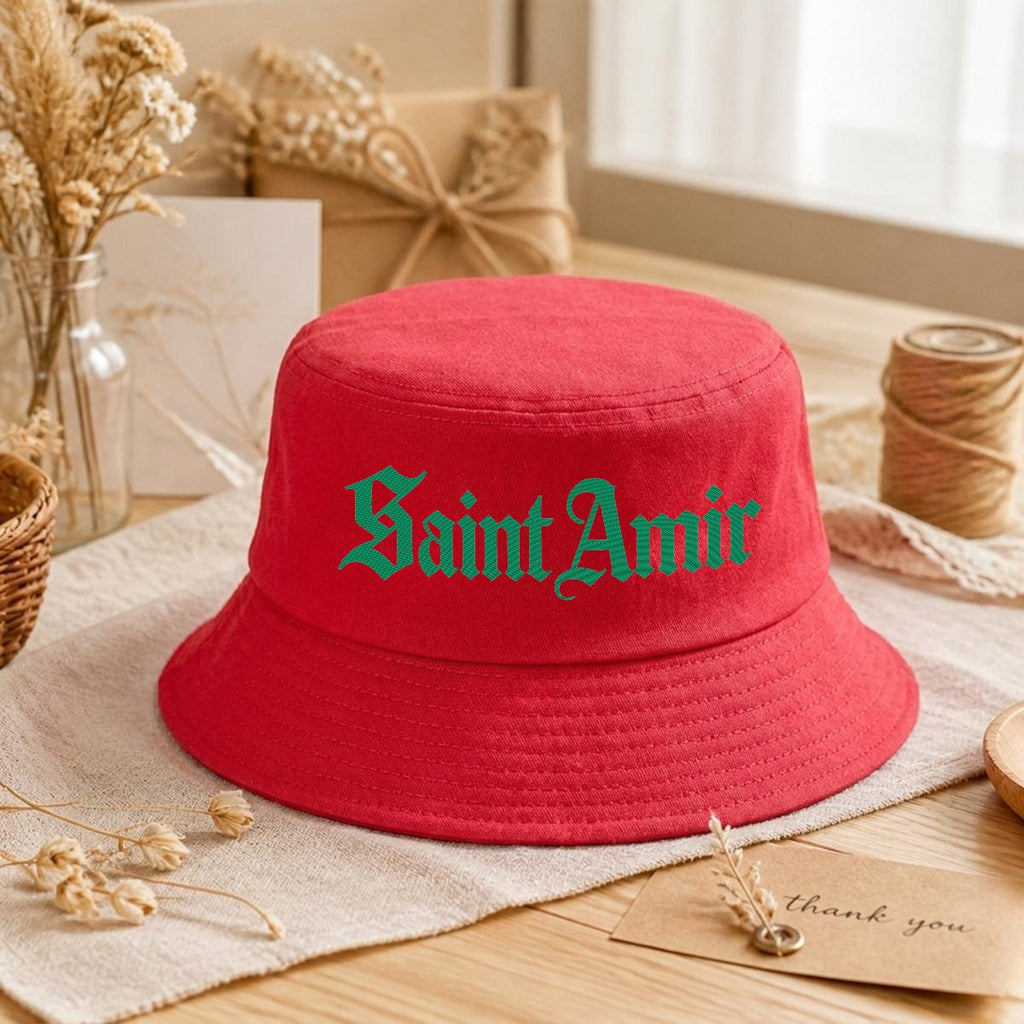 Saintamir Embroidery Bucket Hat